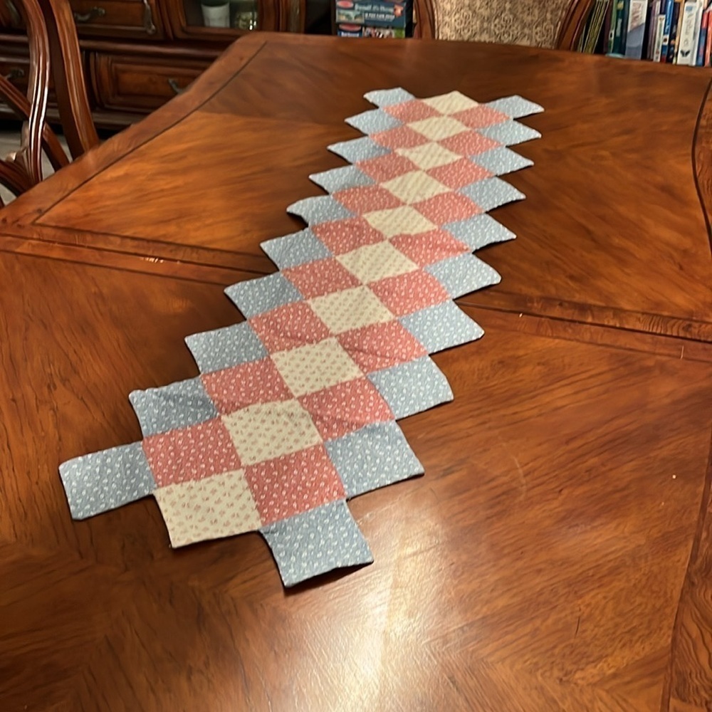 Quilted Table Runner Homemade